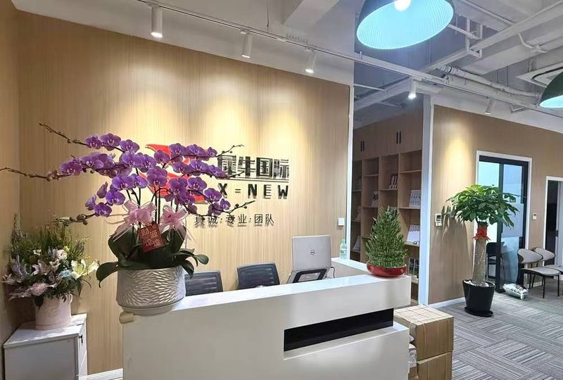 闵行虹桥校区前台与品牌墙